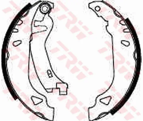 Brake Shoe Set TRW Braking 