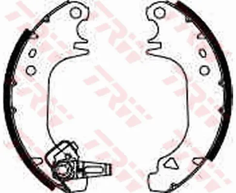 Brake Shoe Set TRW Braking 