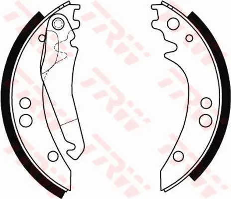 Brake Shoe Set TRW Braking 