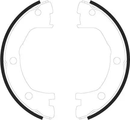 Brake Shoe Set, parking brake TRW Braking 