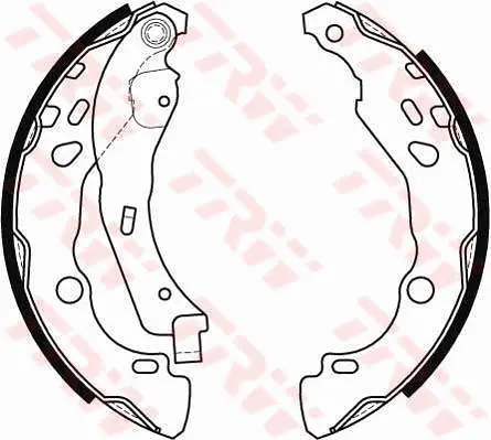 Brake Shoe Set TRW Braking 