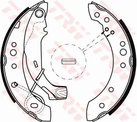 Brake Shoe Set TRW Braking 