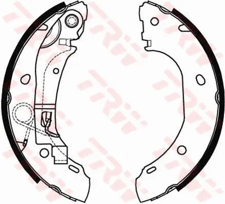 Brake Shoe Set TRW Braking 