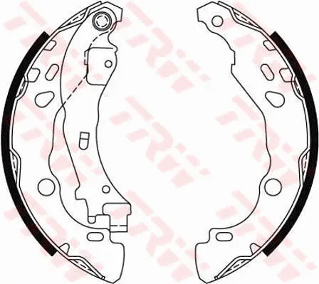 Brake Shoe Set TRW Braking 