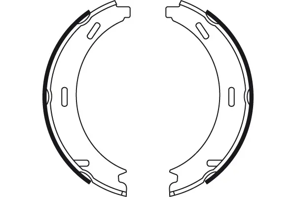Brake Shoe Set, parking brake TRW Braking 