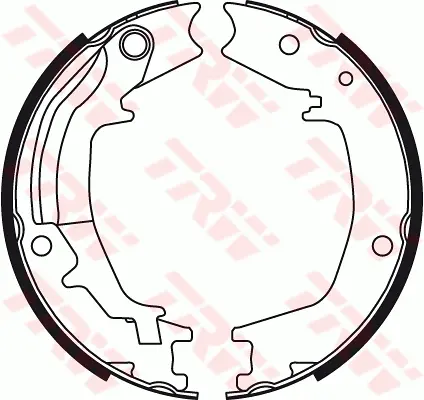 Brake Shoe Set, parking brake TRW Braking 