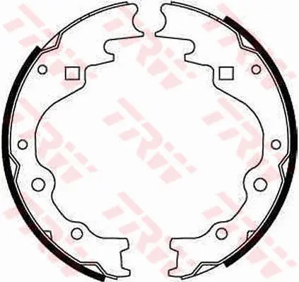 Brake Shoe Set TRW Braking 