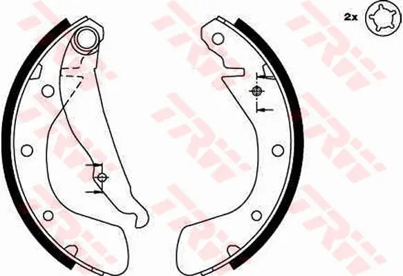 Brake Shoe Set TRW Braking 