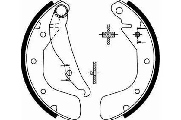 Brake Shoe Set TRW Braking 
