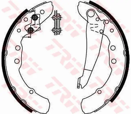 Brake Shoe Set TRW Braking 