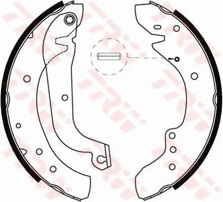 Brake Shoe Set TRW Braking 
