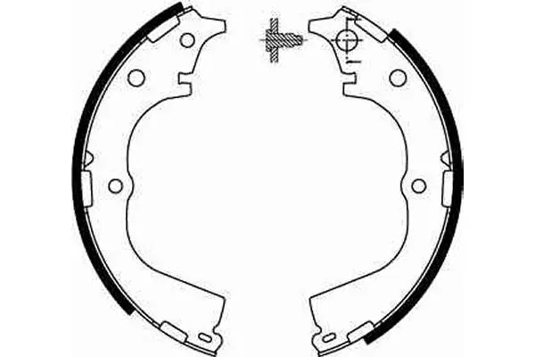 Brake Shoe Set TRW Braking 