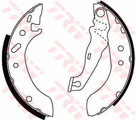 Brake Shoe Set TRW Braking 