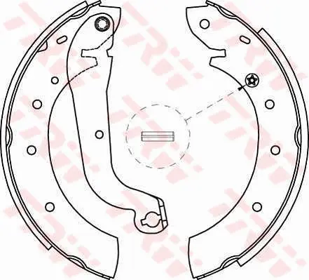 Brake Shoe Set TRW Braking 