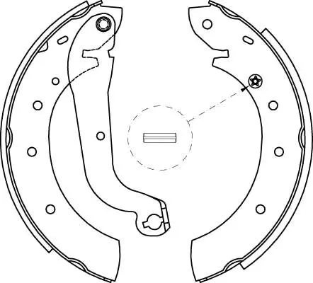 Brake Shoe Set TRW Braking 