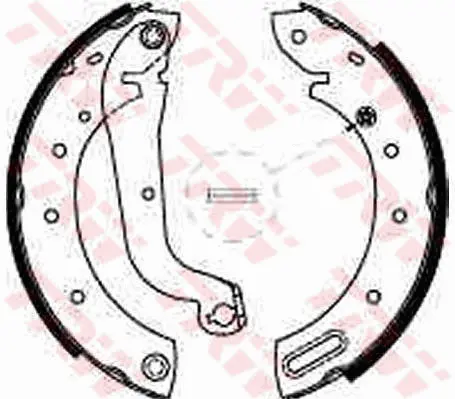 Brake Shoe Set TRW Braking 