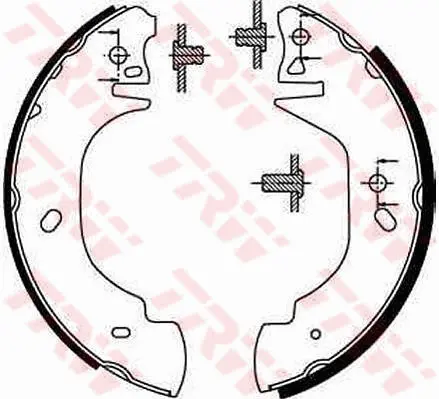 Brake Shoe Set TRW Braking 