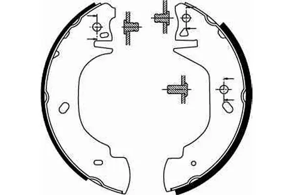 Brake Shoe Set TRW Braking 