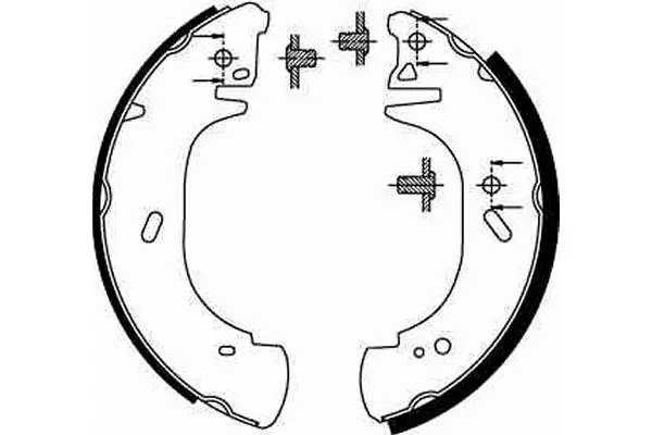 Brake Shoe Set TRW Braking 