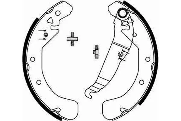 Brake Shoe Set TRW Braking 
