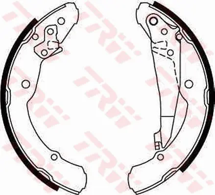 Brake Shoe Set TRW Braking 