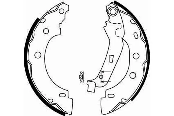 Brake Shoe Set TRW Braking 