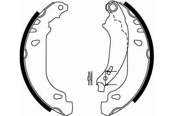 Brake Shoe Set TRW Braking 