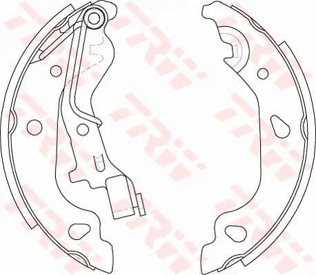 Brake Shoe Set TRW Braking 