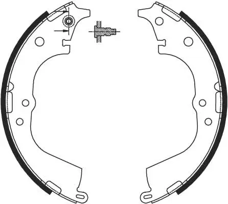 Brake Shoe Set TRW Braking 