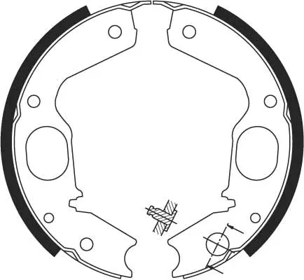 Brake Shoe Set, parking brake TRW Braking 
