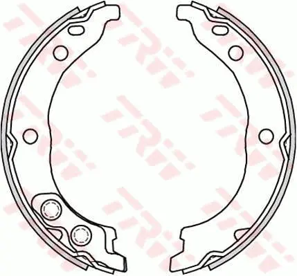 Brake Shoe Set, parking brake TRW Braking 