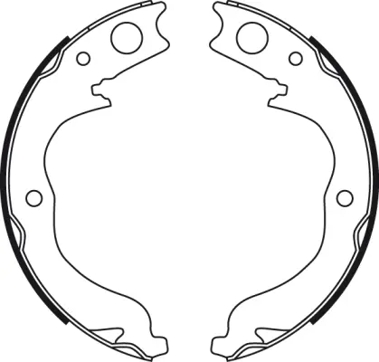 Brake Shoe Set, parking brake TRW Braking 