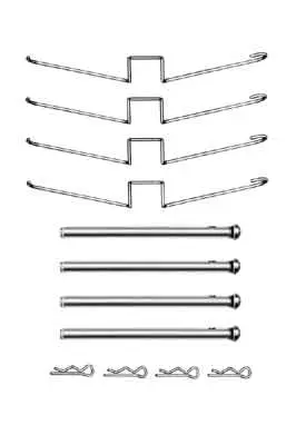 Accessory Kit, disc brake pad TRW Braking 