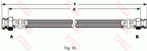 Brake Hose TRW Braking 