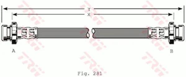 Brake Hose TRW Braking 