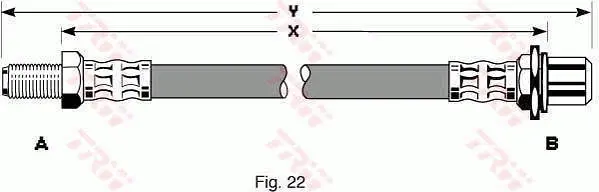Brake Hose TRW Braking 