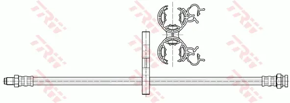 Brake Hose TRW Braking 