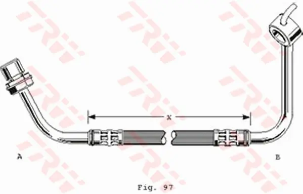 Brake Hose TRW Braking 