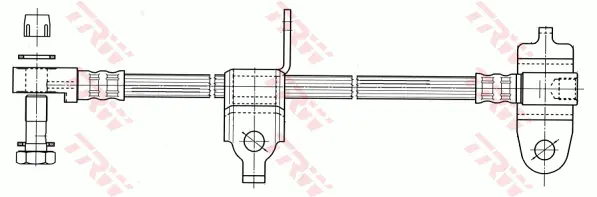 Brake Hose TRW Braking 