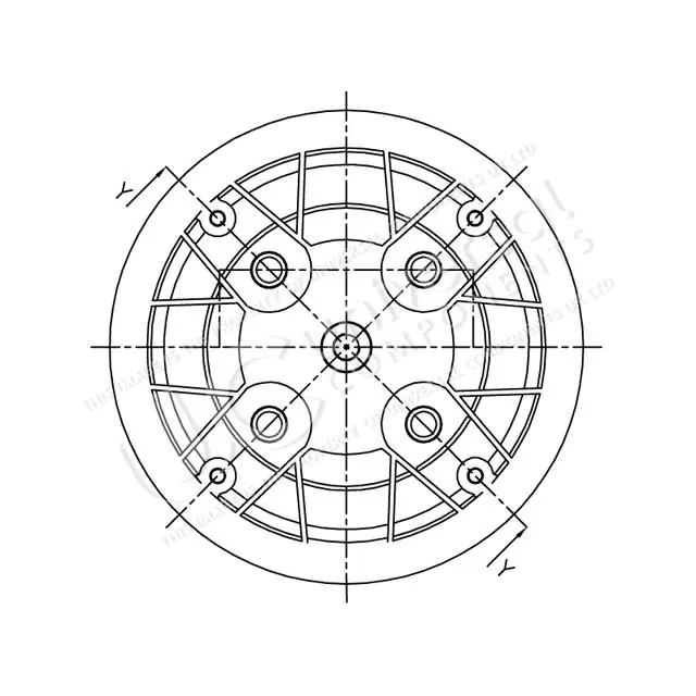 Luftbelg SAF 2924V kunststoff Universal Components 