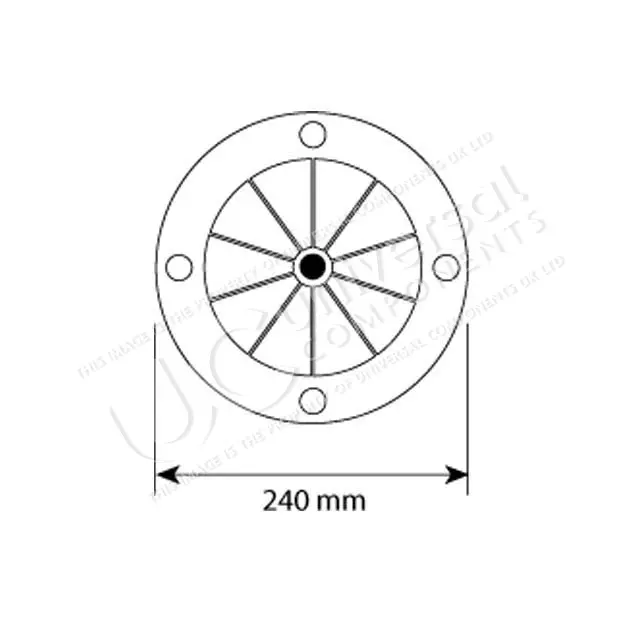Luftbelg SAF 2619V Ø300 Universal Components 