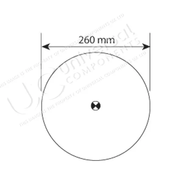 AIRSPRING ASSY (ASK024) PLASTIC PISTON F Universal Components 
