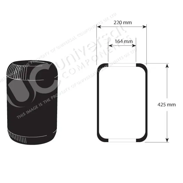AIRSPRING DIAPHRAGM ONLY Universal Components 