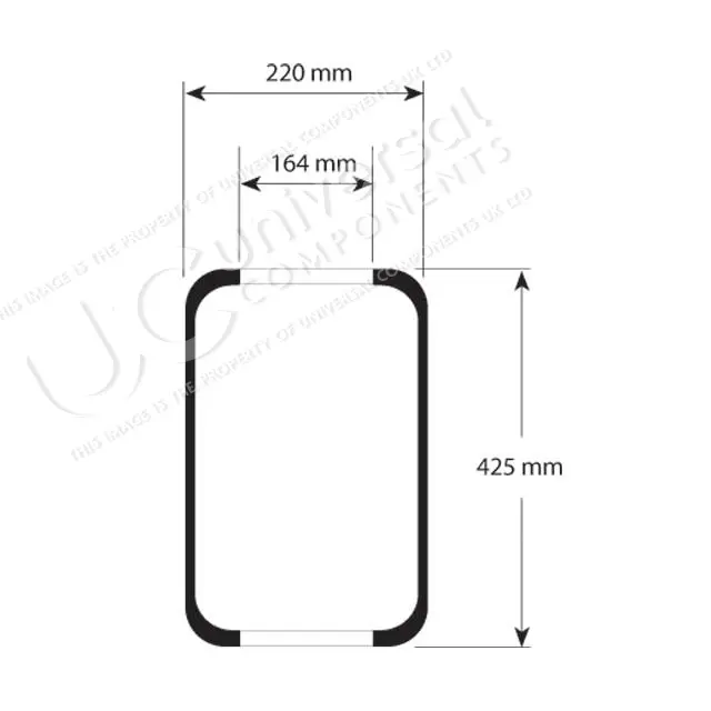 AIRSPRING DIAPHRAGM ONLY Universal Components 