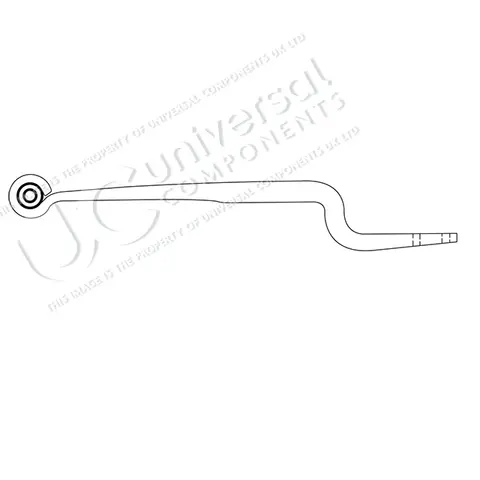 SINGLE LEAF TRAILING ARM (CRANKED) 30MM Universal Components