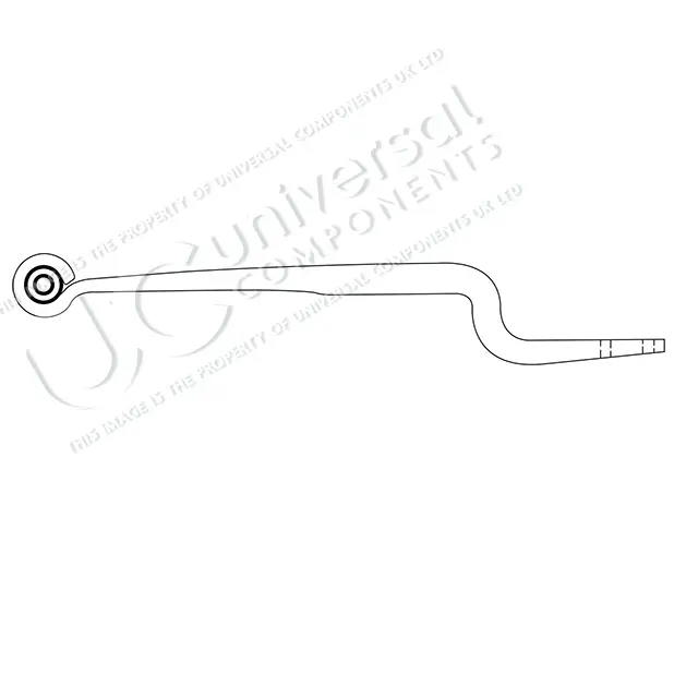 SINGLE LEAF TRAILING ARM (CRANKED) 30MM Universal Components 
