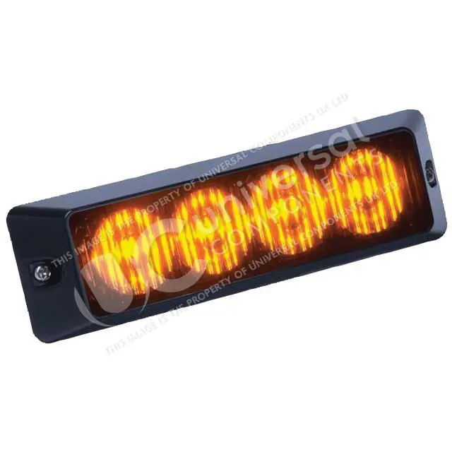 Blitzlys 4 LED Orange UC 