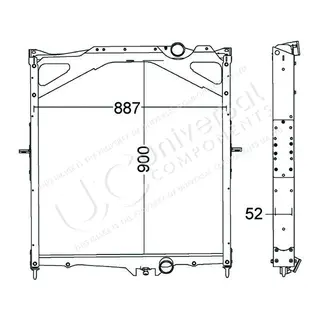 HELLA RADIATOR 8MK376774-791 Universal Components