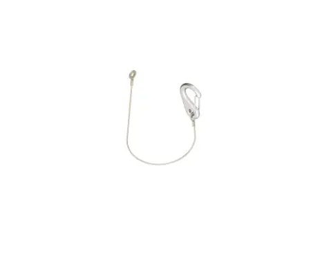 Karabinkrok med wire for ventilboks VBG 