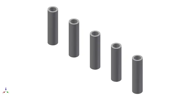 Avstansrør Sats (5 St) VBG 